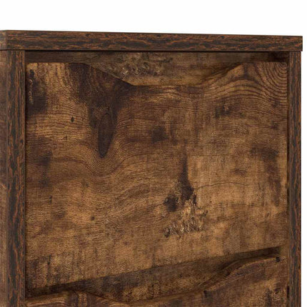 Sängbord 2 pcs Rökt ek 30,5 x 30 x 43 cm Konstruerat trä