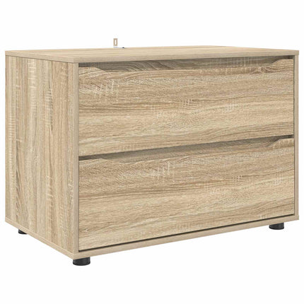 Förvaringsskåp 80 x 48 x 57 cm Konstruerat trä Sonoma-ek