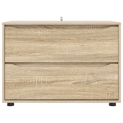 Förvaringsskåp 80 x 48 x 57 cm Konstruerat trä Sonoma-ek