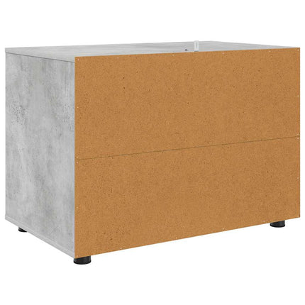 Förvaringsskåp Betonggrå 80 x 48 x 57 cm Konstruerat trä