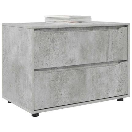 Förvaringsskåp Betonggrå 80 x 48 x 57 cm Konstruerat trä