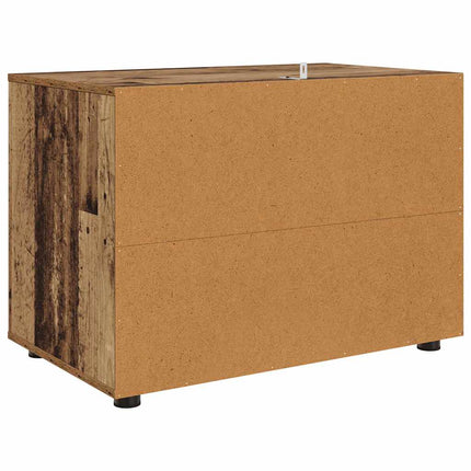 Förvaringsskåp Gammalt trä 80 x 48 x 57 cm Konstruerat trä