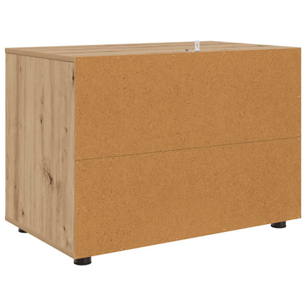 Förvaringsskåp 80 x 48 x 57 cm Konstruerat trä Artisan Ek