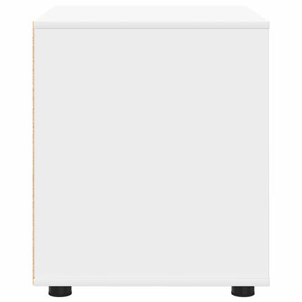 Förvaringsskåp 60 x 48 x 57 cm Konstruerat trä Vit