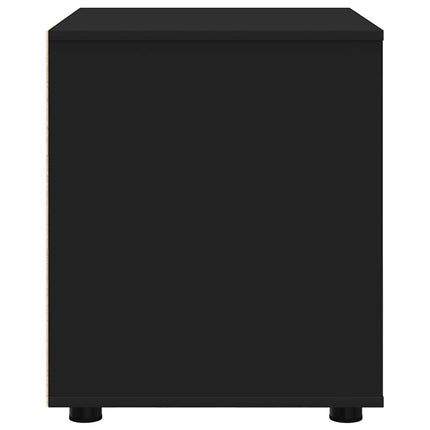 Förvaringsskåp Svart 60 x 48 x 57 cm Konstruerat trä