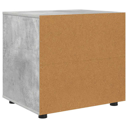 Förvaringsskåp Betonggrå 60 x 48 x 57 cm Konstruerat trä