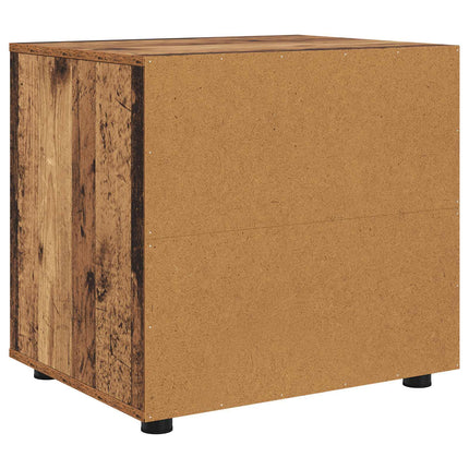 Förvaringsskåp 60 x 48 x 57 cm Konstruerat trä Gammalt trä