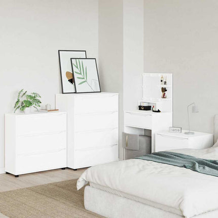 Förvaringsskåp Vit 80 x 31 x 81 cm Konstruerat trä