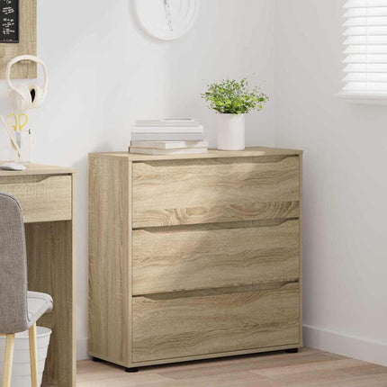 Förvaringsskåp Sonoma-ek 80 x 31 x 81 cm Konstruerat trä