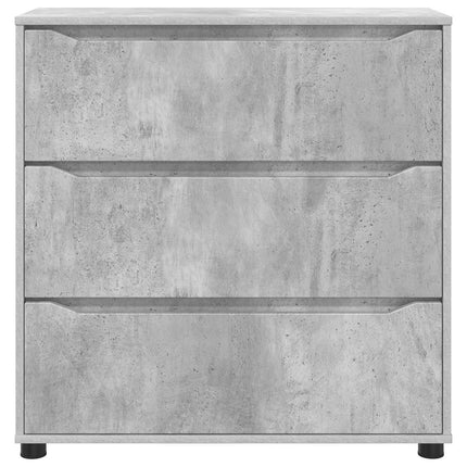 Förvaringsskåp 80 x 31 x 81 cm Konstruerat trä Betonggrå