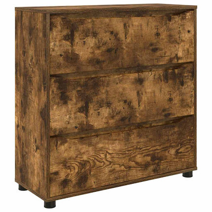 Förvaringsskåp Rökt ek 80 x 31 x 81 cm Konstruerat trä