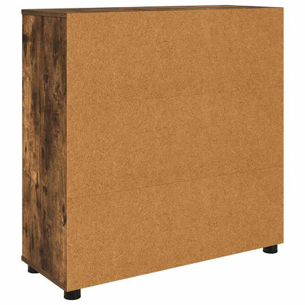 Förvaringsskåp Rökt ek 80 x 31 x 81 cm Konstruerat trä