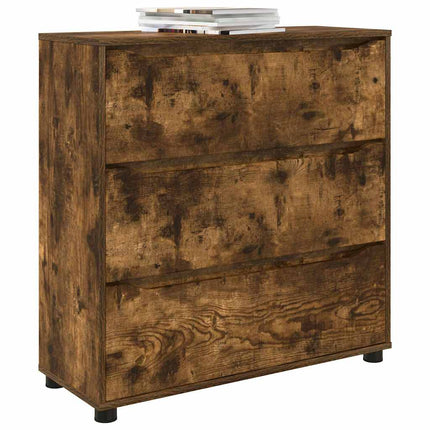 Förvaringsskåp Rökt ek 80 x 31 x 81 cm Konstruerat trä