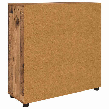 Förvaringsskåp Gammalt trä 80 x 31 x 81 cm Konstruerat trä