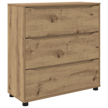 Förvaringsskåp 80 x 31 x 81 cm Konstruerat trä Artisan Ek