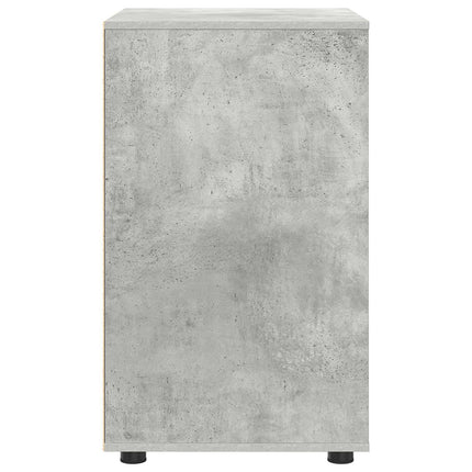 Förvaringsskåp 60 x 48 x 81 cm Konstruerat trä Betonggrå