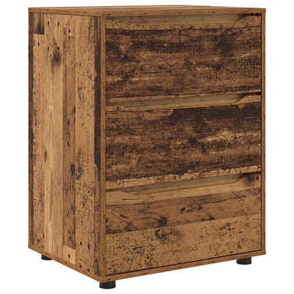Förvaringsskåp 60 x 48 x 81 cm Konstruerat trä Gammalt trä