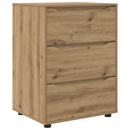Förvaringsskåp 60 x 48 x 81 cm Konstruerat trä Artisan Ek