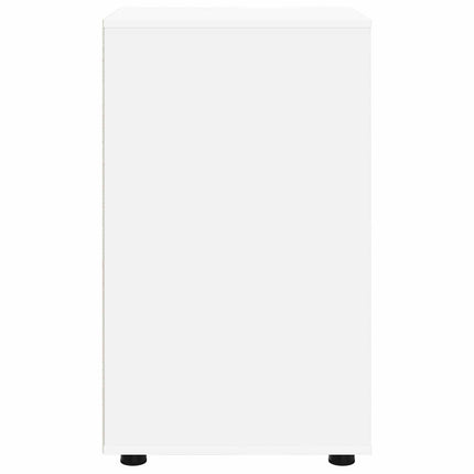 Förvaringsskåp 40 x 48 x 81 cm Konstruerat trä Vit