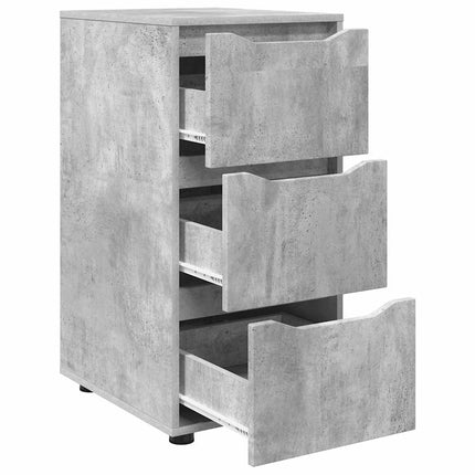 Förvaringsskåp Betonggrå 40 x 48 x 81 cm Konstruerat trä