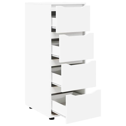 Förvaringsskåp Vit 40 x 48 x 105 cm Konstruerat trä