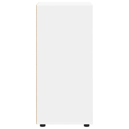 Förvaringsskåp 40 x 48 x 105 cm Konstruerat trä Vit