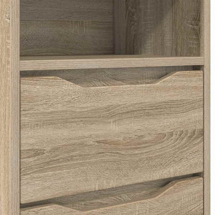 Sängbord 2 pcs Sonoma-ek 40 x 30 x 467 cm Konstruerat trä