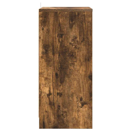 Sängbord 2 pcs Rökt ek 40 x 30 x 467 cm Konstruerat trä