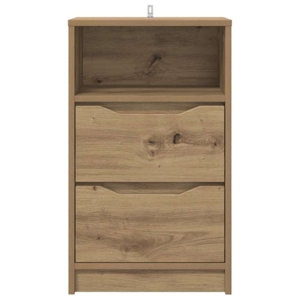 Sängbord 2 pcs Artisan Ek 40 x 30 x 467 cm Konstruerat trä