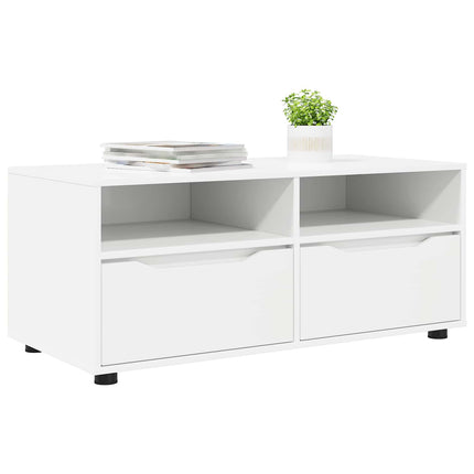 TV-skåp 100 x 48 x 43 cm Vit Konstruerat trä
