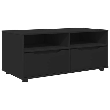 TV-skåp 100 x 48 x 43 cm Svart Konstruerat trä