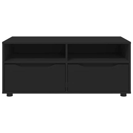 TV-skåp med låda Svart 100 x 48 x 43 cm Konstruerat trä
