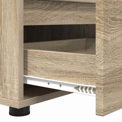 TV-skåp med låda Sonoma-ek 100 x 48 x 43 cm Konstruerat trä