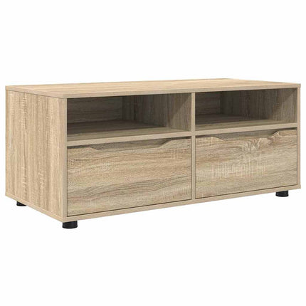 TV-skåp med låda Sonoma-ek 100 x 48 x 43 cm Konstruerat trä