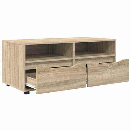 TV-skåp med låda Sonoma-ek 100 x 48 x 43 cm Konstruerat trä