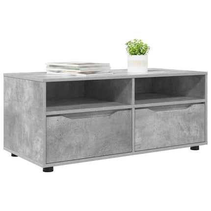 TV-skåp 100 x 48 x 43 cm Betonggrå Konstruerat trä
