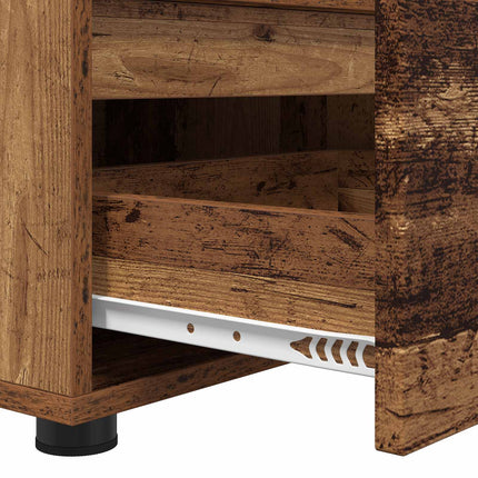 TV-skåp 100 x 48 x 43 cm Gammalt trä Konstruerat trä