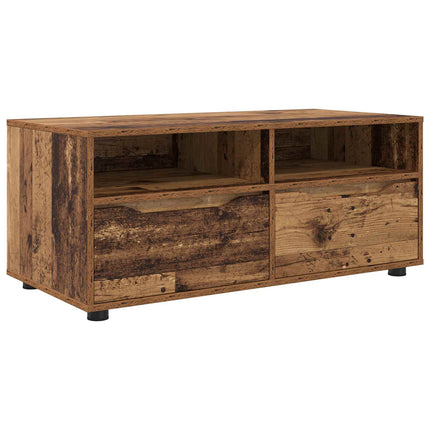 TV-skåp 100 x 48 x 43 cm Gammalt trä Konstruerat trä