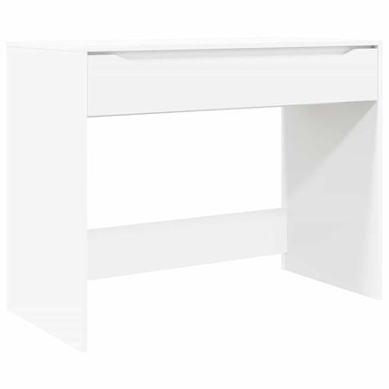 Skrivbord med låda Vit 100 x 50 x 78 cm Konstruerat trä