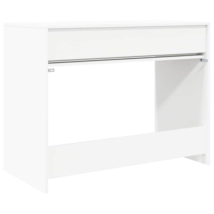Skrivbord med låda Vit 100 x 50 x 78 cm Konstruerat trä