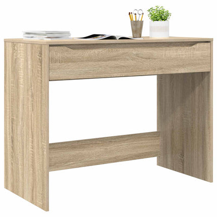 Skrivbord med låda Sonoma-ek 100 x 50 x 78 cm Konstruerat trä