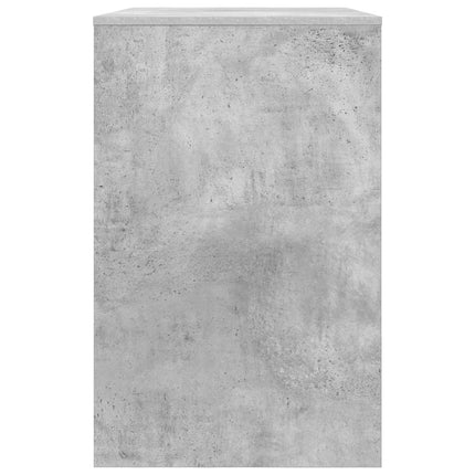 Skrivbord med låda BetongGrå 100 x 50 x 78 cm Konstruerat trä
