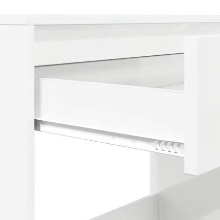 Skrivbord Högblank Vit 100 x 50 x 78 cm Konstruerat trä