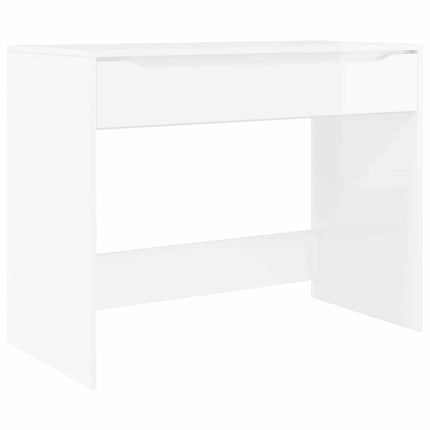 Skrivbord Högblank Vit 100 x 50 x 78 cm Konstruerat trä