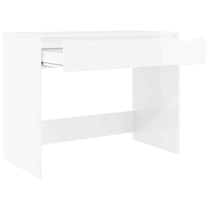 Skrivbord Högblank Vit 100 x 50 x 78 cm Konstruerat trä