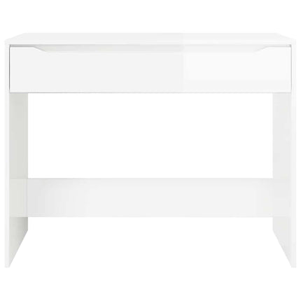 Skrivbord Högblank Vit 100 x 50 x 78 cm Konstruerat trä