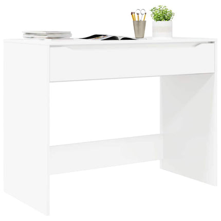 Skrivbord Högblank Vit 100 x 50 x 78 cm Konstruerat trä