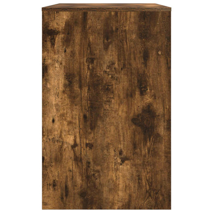 Skrivbord med låda Rökt Ek 100 x 50 x 78 cm Konstruerat trä