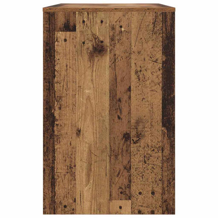 Skrivbord med låda Gammalt trä 100 x 50 x 78 cm Konstruerat trä