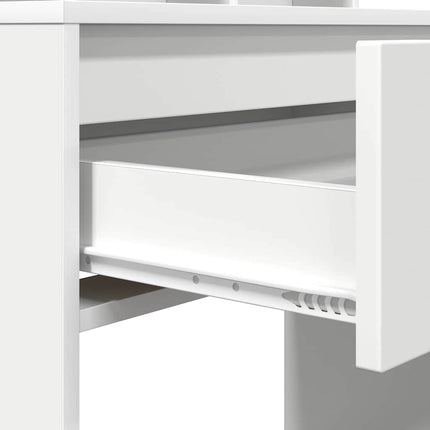 Sängrum Smyckesbord Vit 80 x 39,6 x 135 cm Konstruerat trä